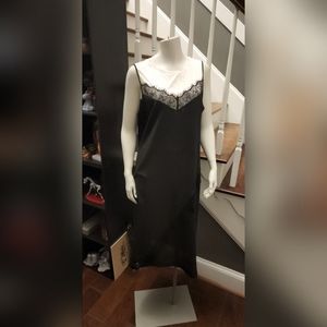 DKNY black and white lace sleeveless dress